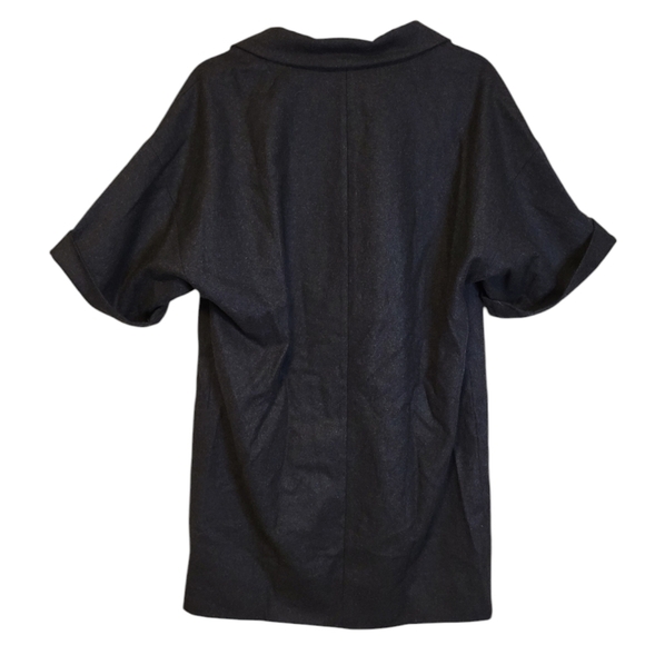 Isabel Marant 90% Wool 10% Cashmere Women's Long Tunic Sweater Top Black Size 1 - Picture 3 of 12